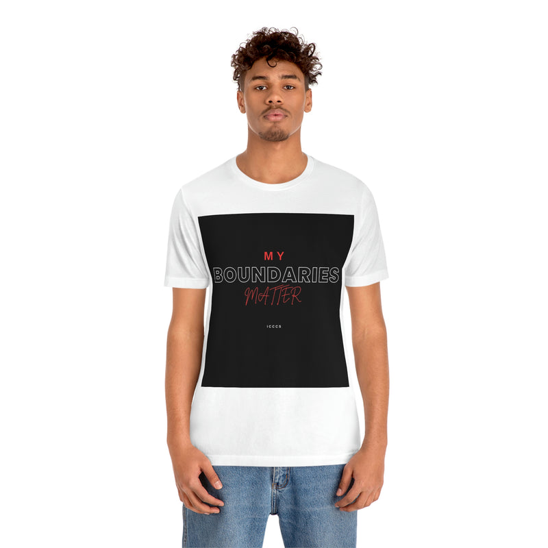 My Boundaries Matter Unisex Jersey Short Sleeve Tee