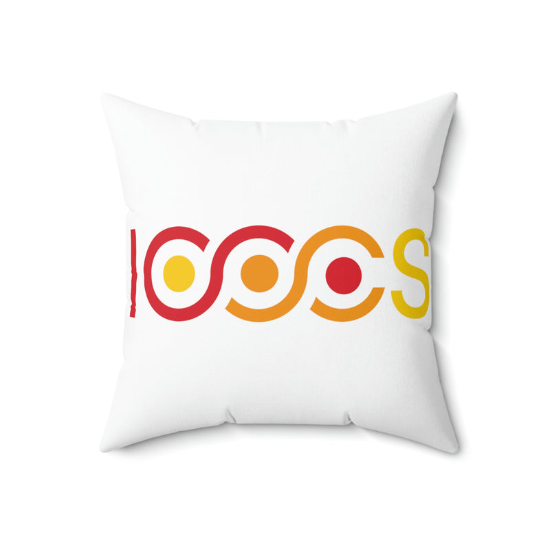 ICCCS Spun Polyester Square Pillow