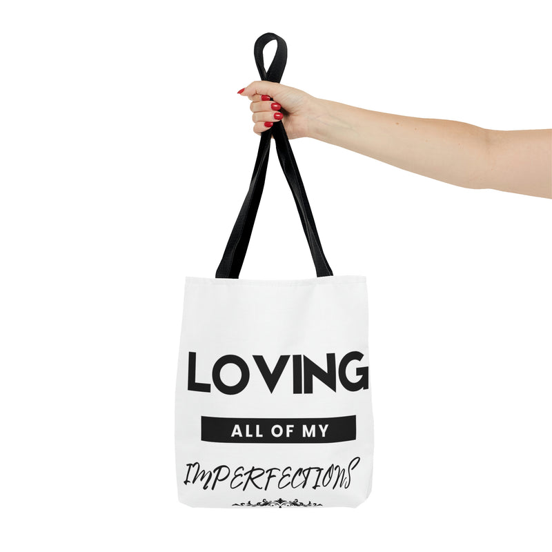 Loving All My Imperfections AOP Tote Bag