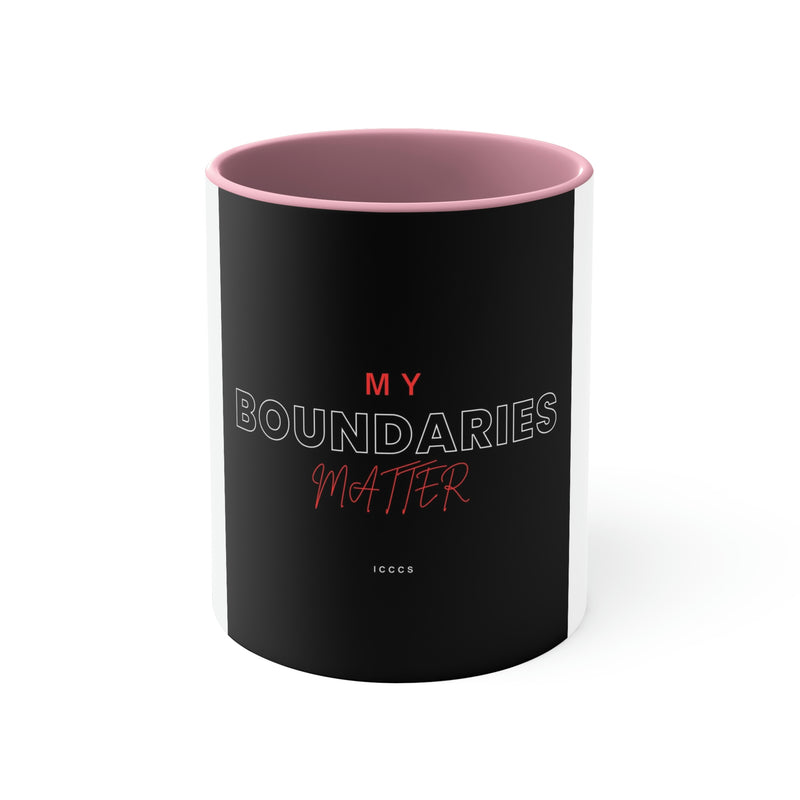 My Boundaries Matter Accent Coffee Mug, 11oz