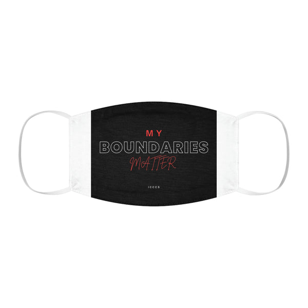 My Boundaries Matter Snug-Fit Polyester Face Mask