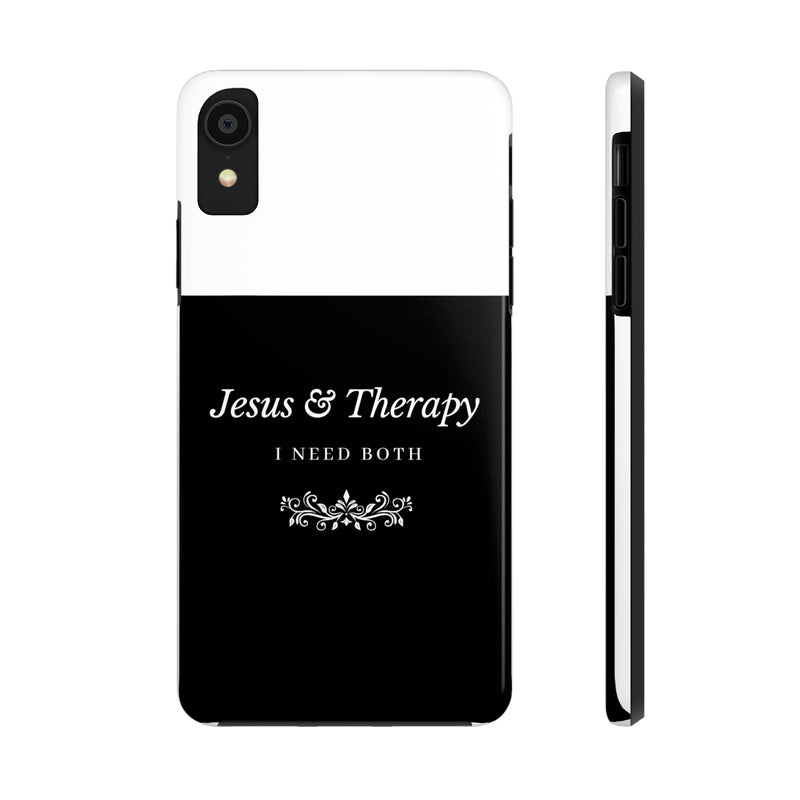 Jesus & Therapy – I Need Both Tough Phone Cases, Case-Mate