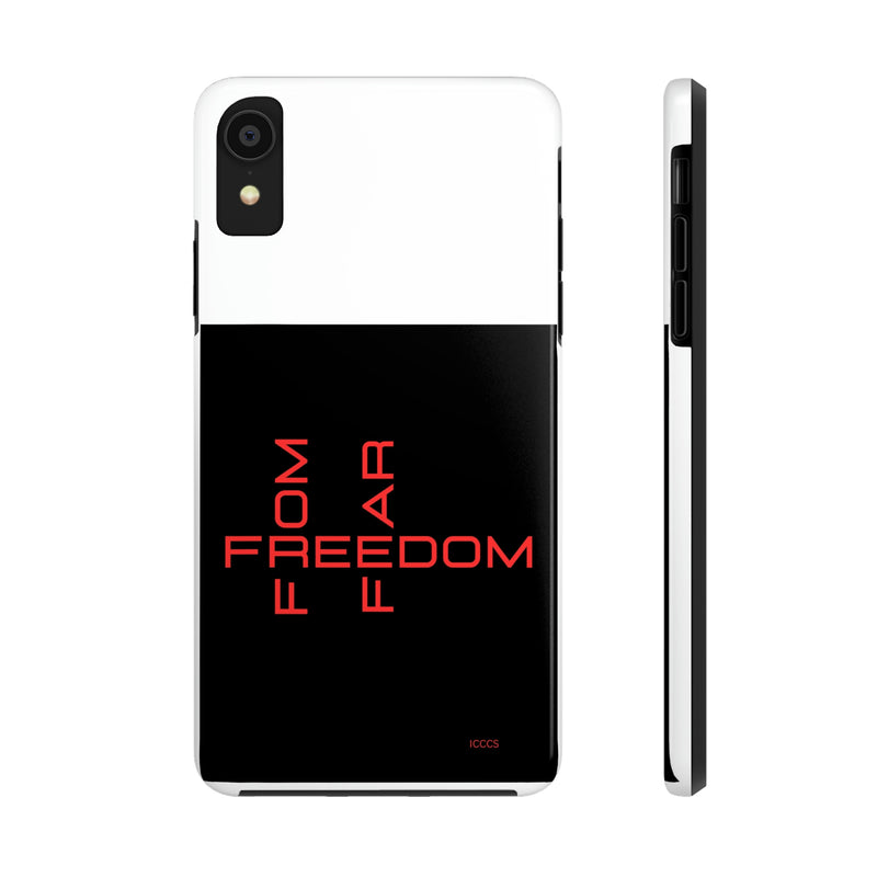 Freedom From Fear Tough Phone Cases, Case-Mate