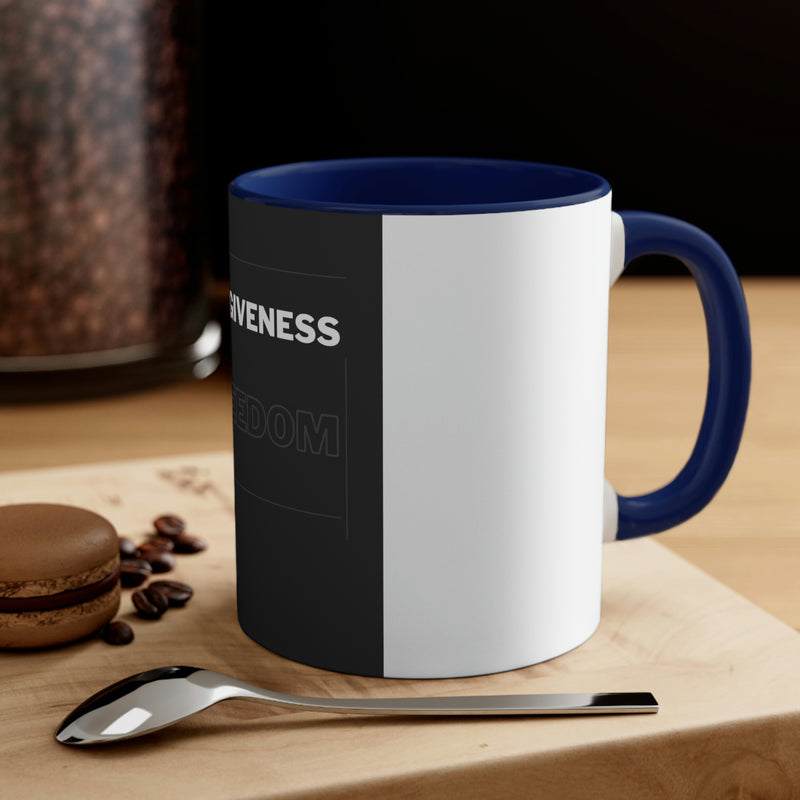 Forgiveness Freedom Accent Coffee Mug, 11oz