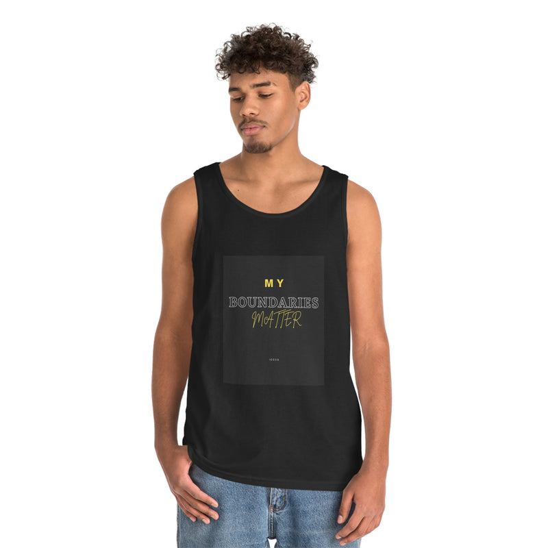 My Boundaries Matter Unisex Heavy Cotton Tank Top