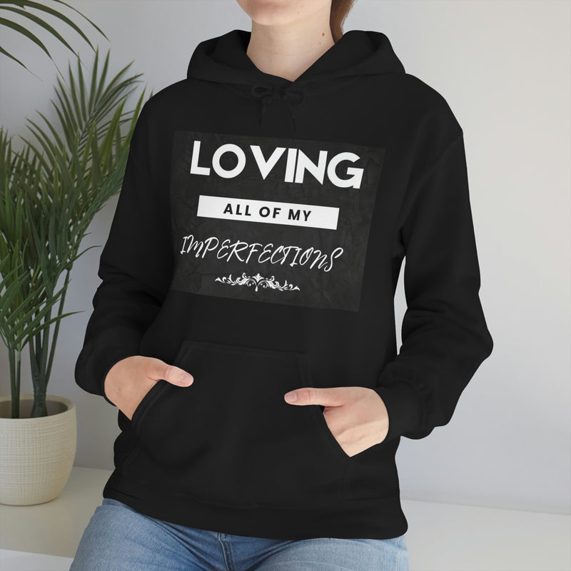 Loving All Of My Imperfection Unisex Heavy Blend™ Hooded Sweatshirt