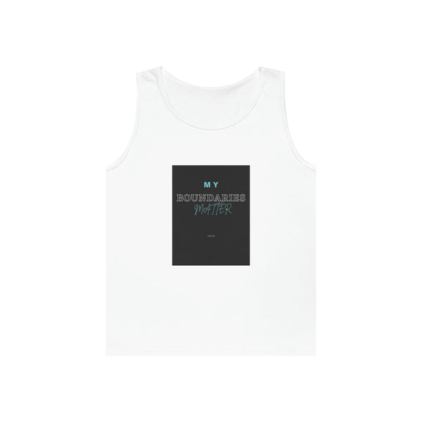 My Boundaries Matter Unisex Heavy Cotton Tank Top