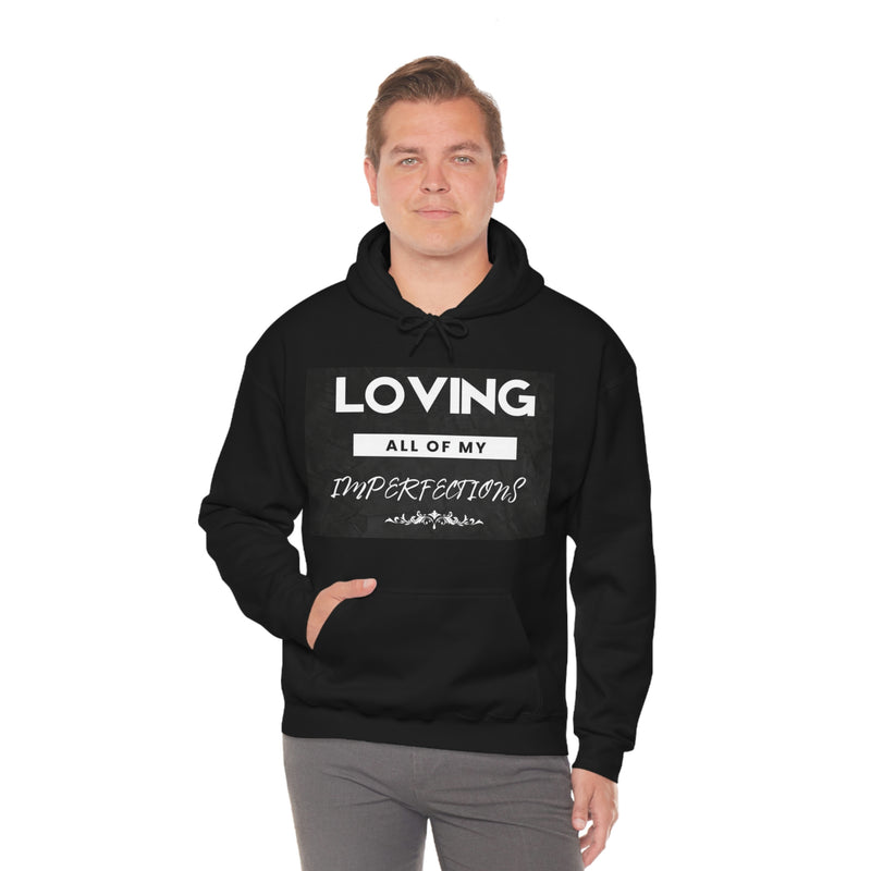 Loving All Of My Imperfection Unisex Heavy Blend™ Hooded Sweatshirt