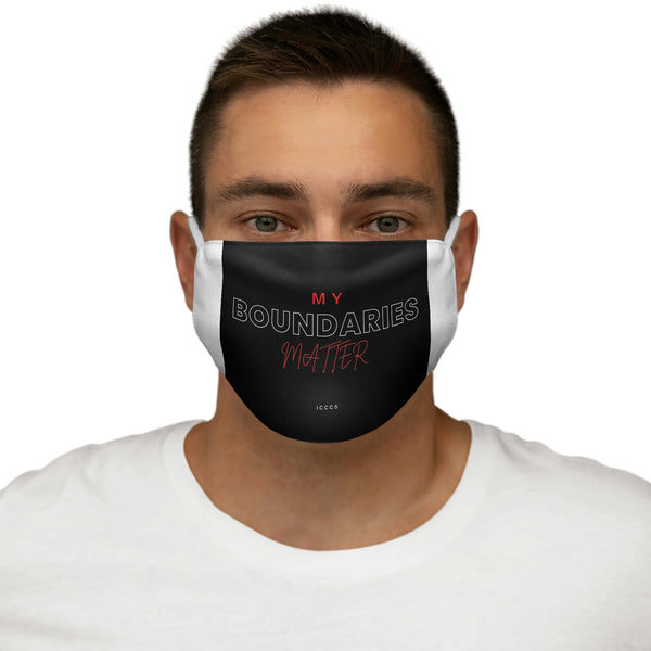 My Boundaries Matter Snug-Fit Polyester Face Mask