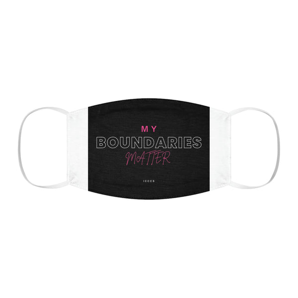 My Boundaries Matter Snug-Fit Polyester Face Mask