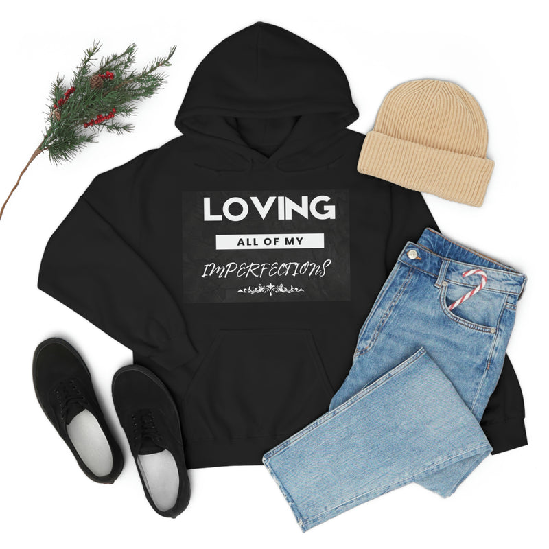 Loving All Of My Imperfection Unisex Heavy Blend™ Hooded Sweatshirt