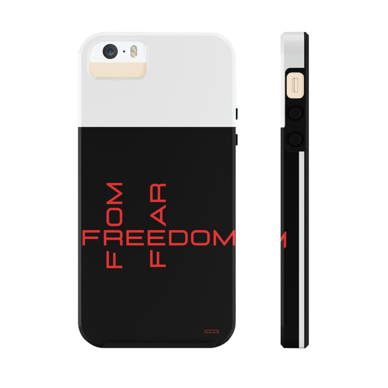 Freedom From Fear Tough Phone Cases, Case-Mate