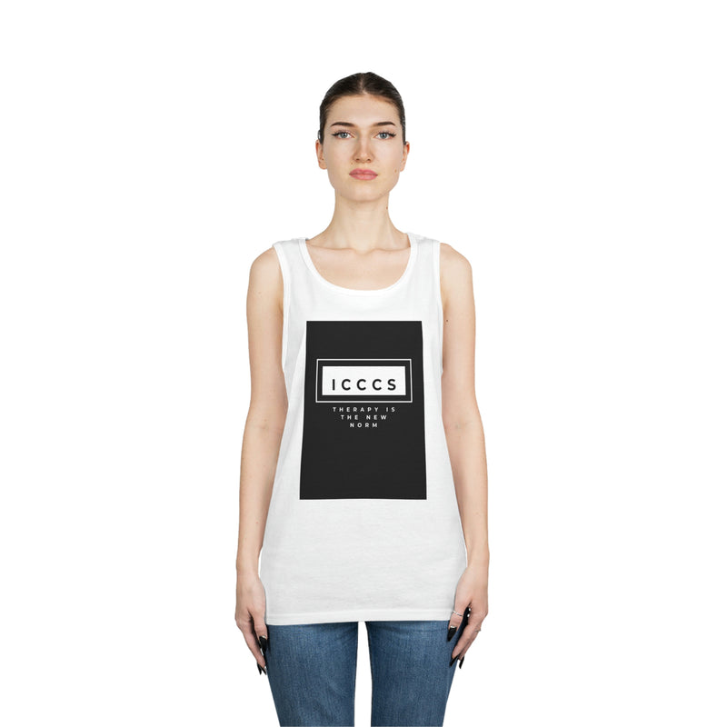 ICCCS Therapy Is The New Norm Unisex Heavy Cotton Tank Top