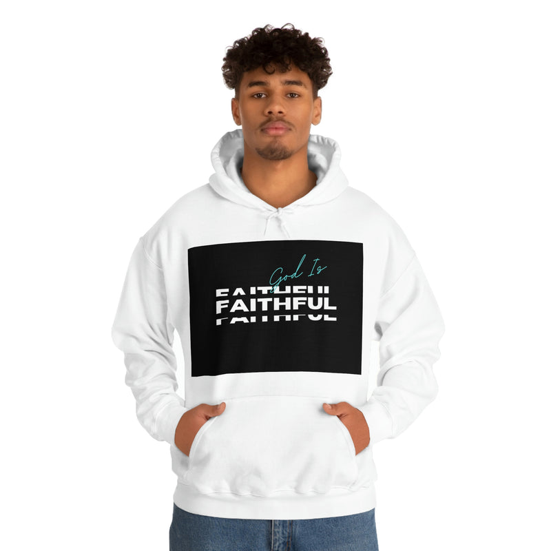 God Is Faithful Unisex Heavy Blend™ Hooded Sweatshirt