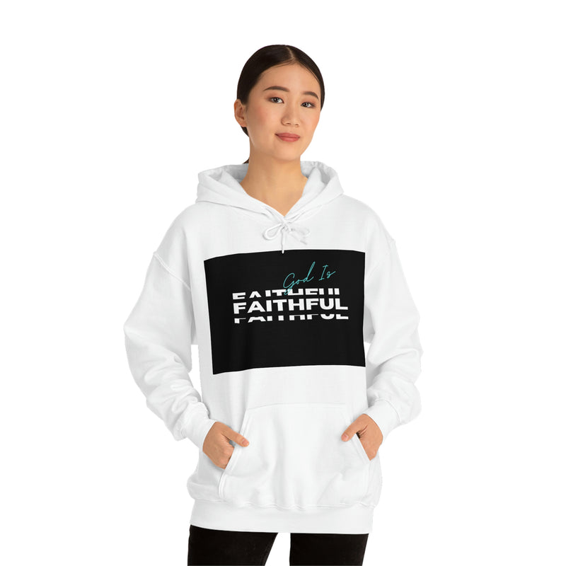 God Is Faithful Unisex Heavy Blend™ Hooded Sweatshirt