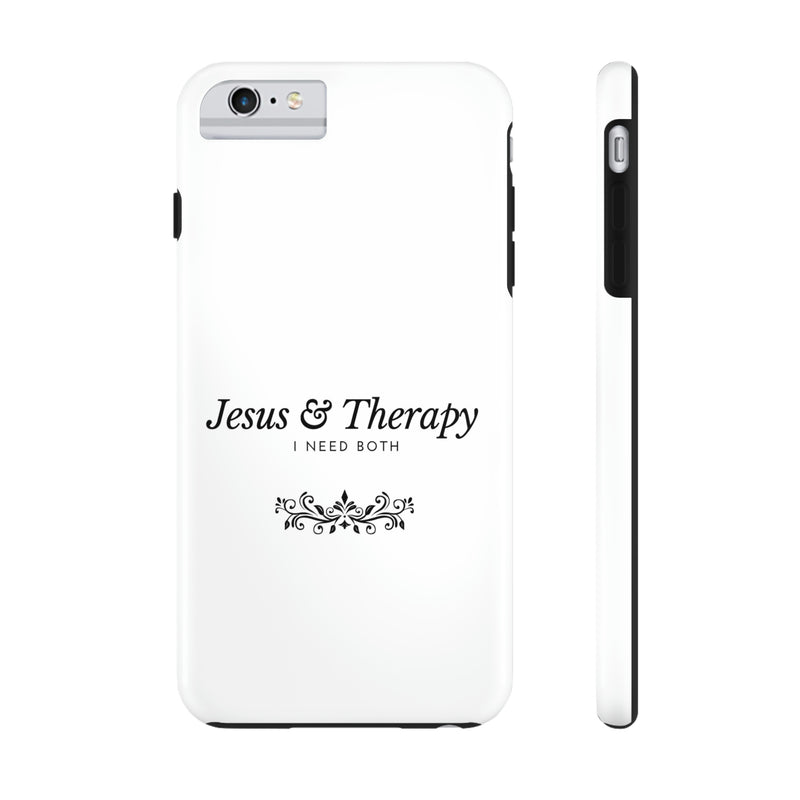 Jesus & Therapy – I Need Both Tough Phone Cases, Case-Mate