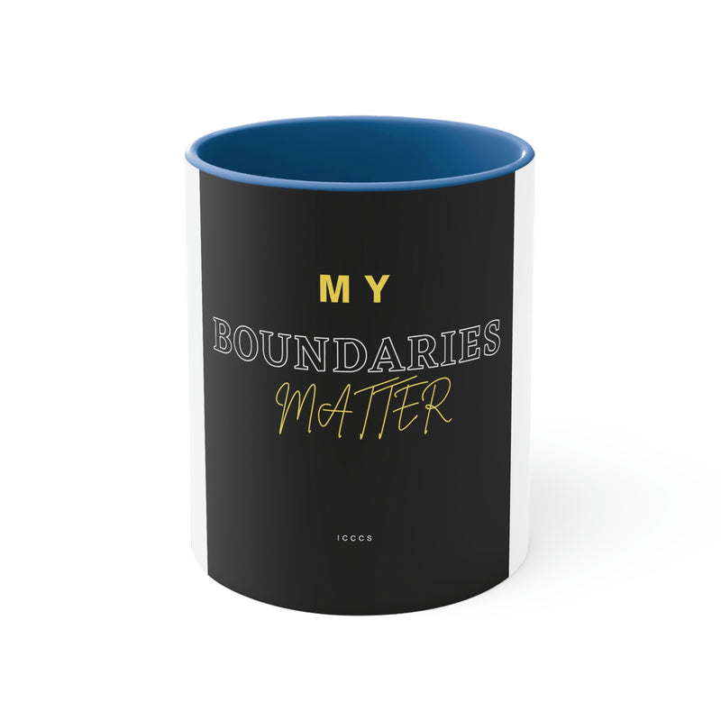 My Boundaries Matter Accent Coffee Mug, 11oz