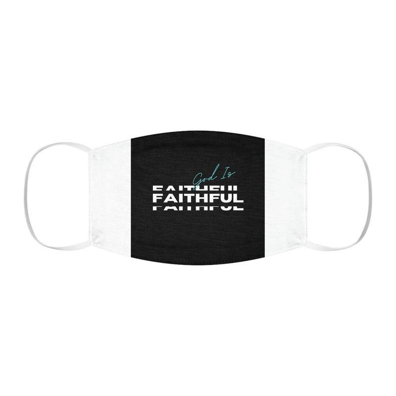 God is Faithful Snug-Fit Polyester Face Mask