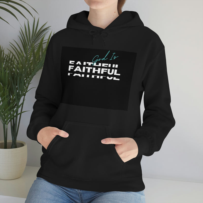 God Is Faithful Unisex Heavy Blend™ Hooded Sweatshirt