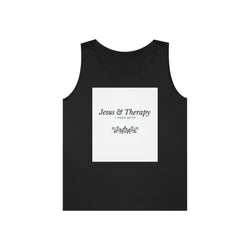 Jesus & Therapy Unisex Heavy Cotton Tank Top