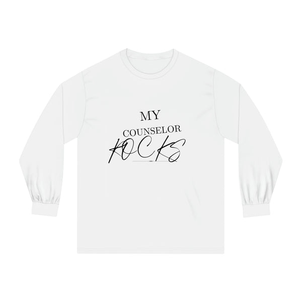 My Counselor Rocks Unisex Classic Long Sleeve T-Shirt