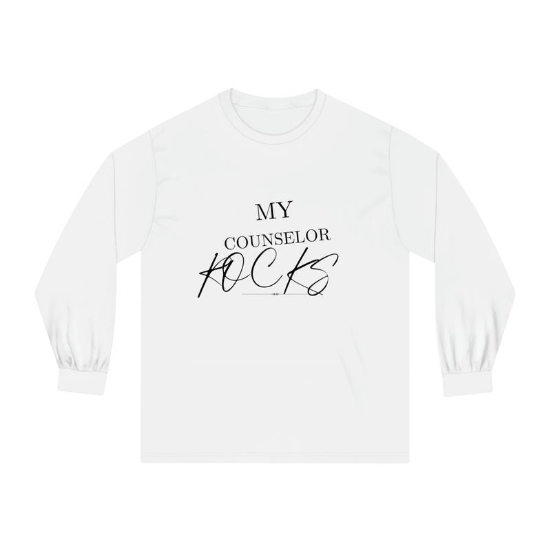 My Counselor Rocks Unisex Classic Long Sleeve T-Shirt