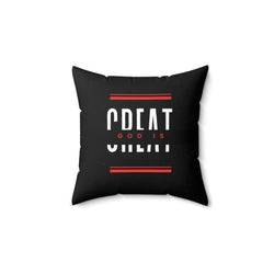 God is Great Spun Polyester Square Pillow