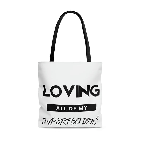 Loving All My Imperfections AOP Tote Bag