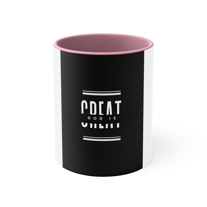 God is Great Accent Coffee Mug, 11oz