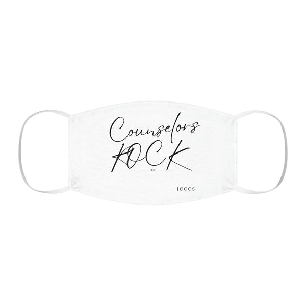 Counselors Rock Snug-Fit Polyester Face Mask