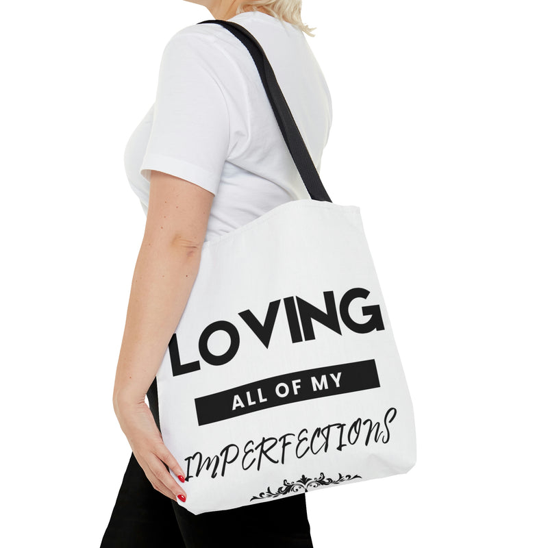 Loving All My Imperfections AOP Tote Bag