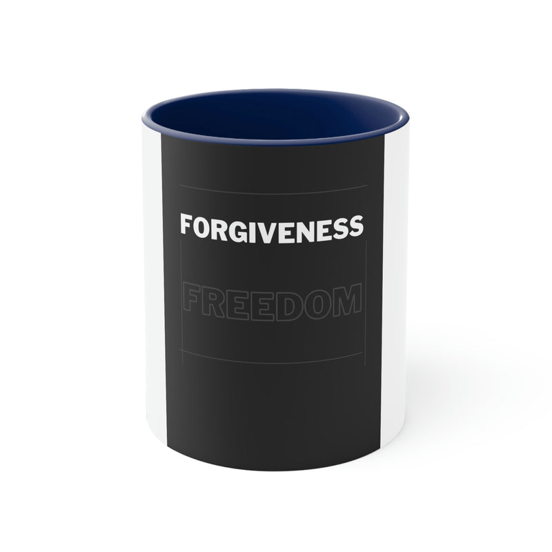 Forgiveness Freedom Accent Coffee Mug, 11oz