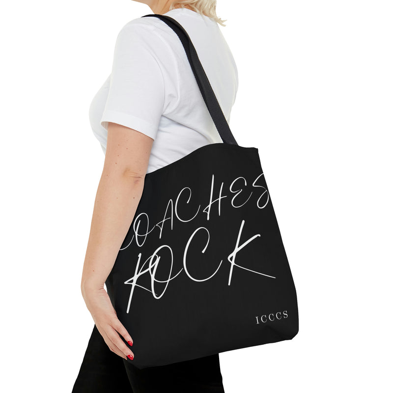 Coaches Rock AOP Tote Bag