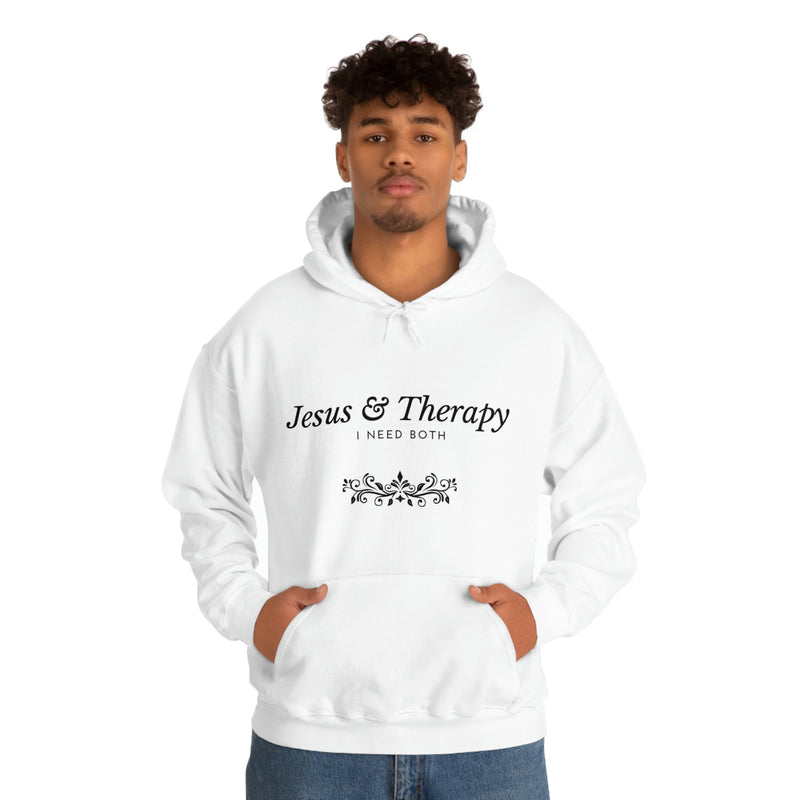 Jesus & Therapy Unisex Heavy Blend™ Hooded Sweatshirt