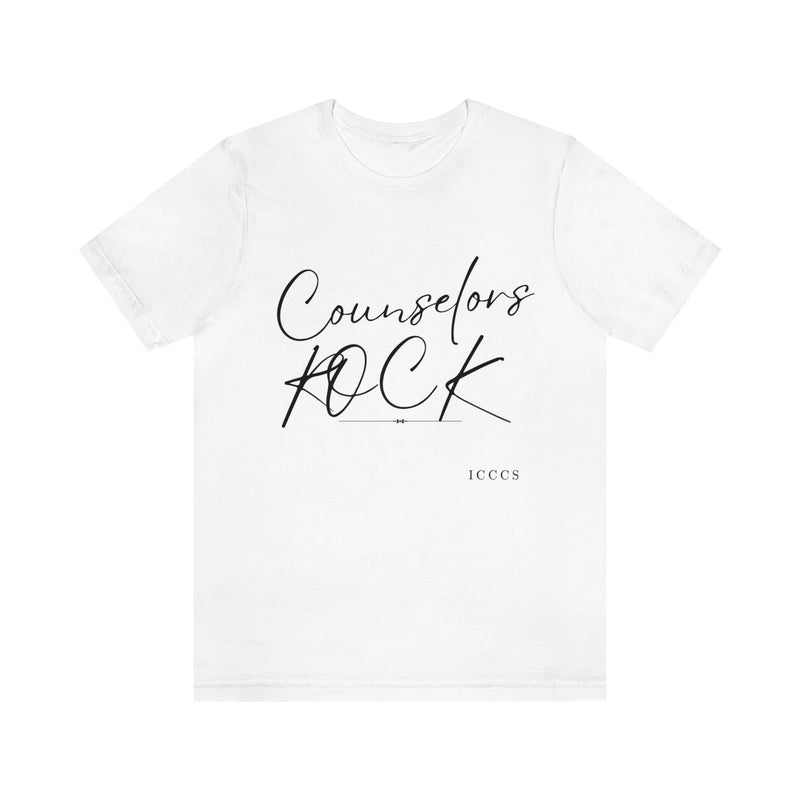 Counselors Rock Unisex Jersey Short Sleeve Tee