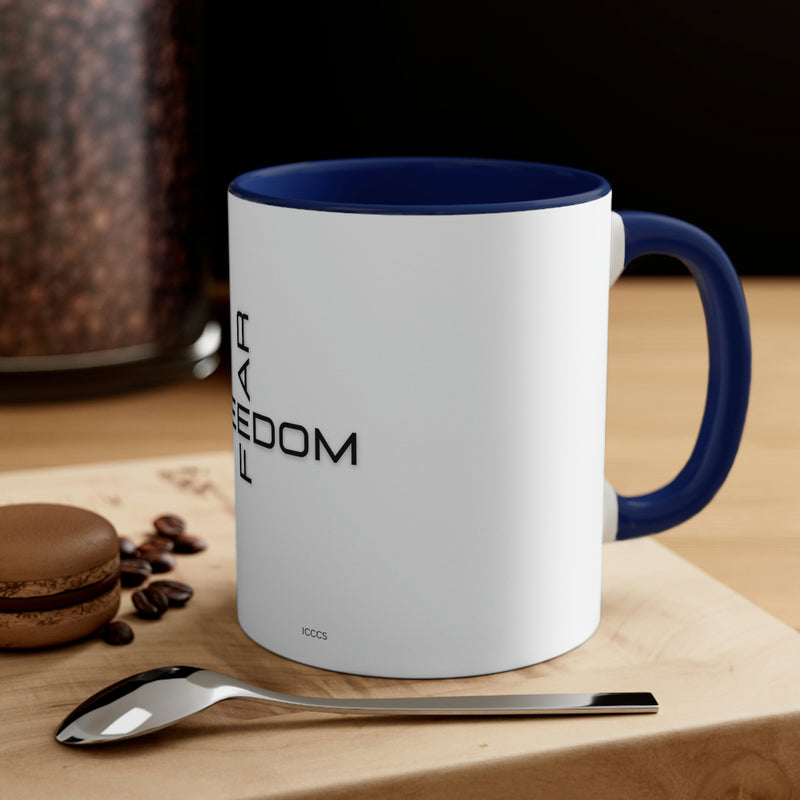 Freedom From Fear Accent Coffee Mug, 11oz