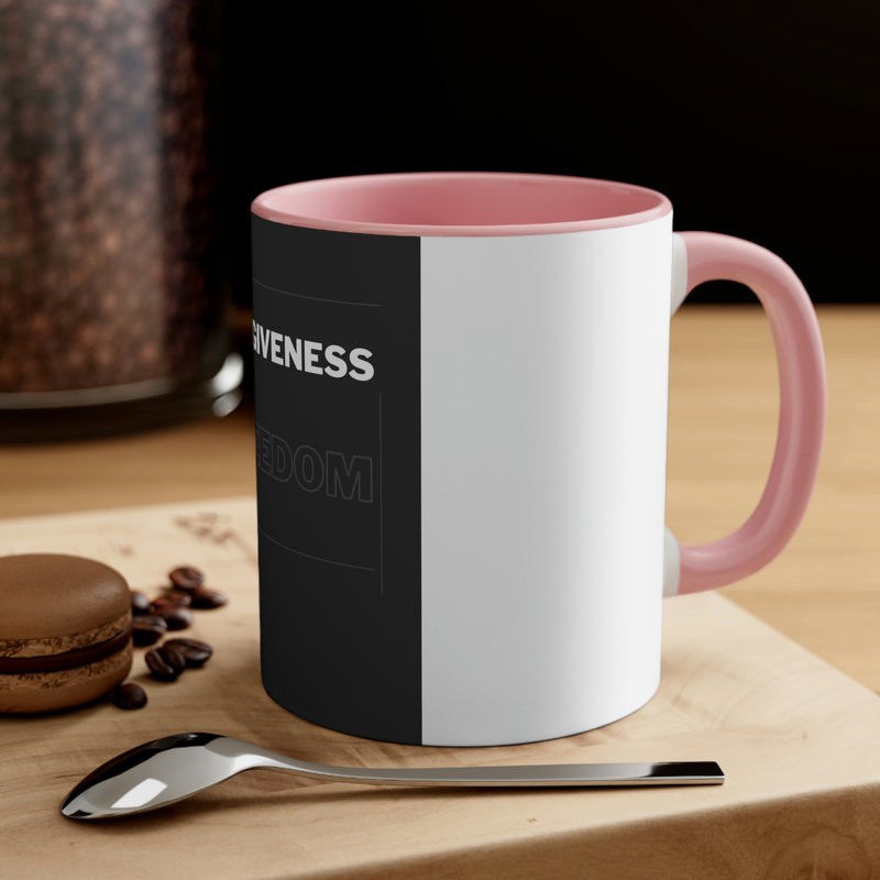 Forgiveness Freedom Accent Coffee Mug, 11oz