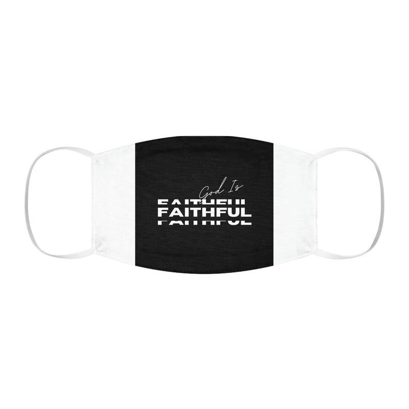 God is Faithful Snug-Fit Polyester Face Mask