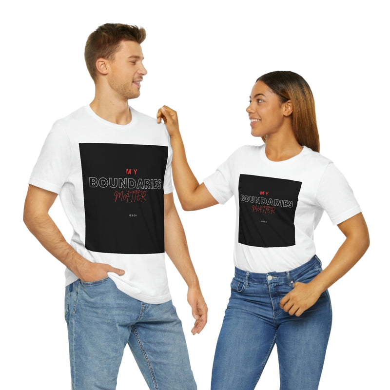 My Boundaries Matter Unisex Jersey Short Sleeve Tee