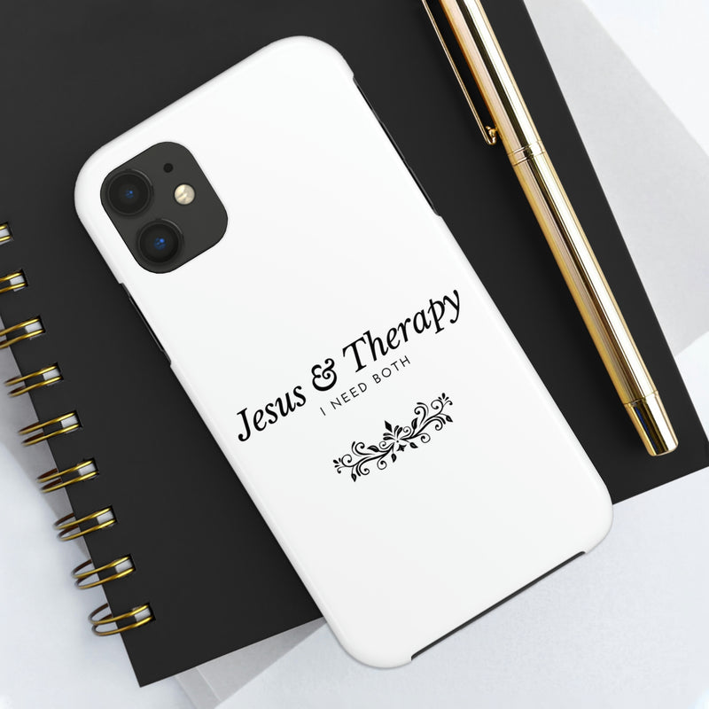 Jesus & Therapy – I Need Both Tough Phone Cases, Case-Mate