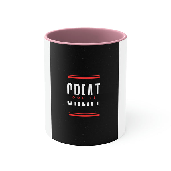 God is Great Accent Coffee Mug, 11oz