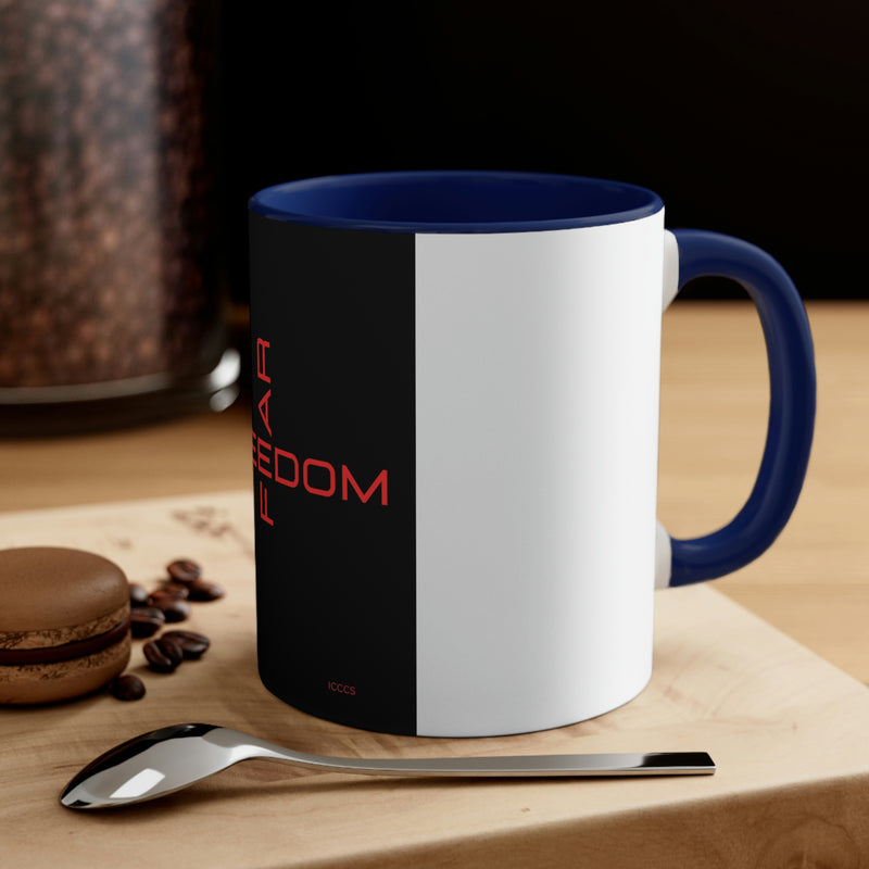 Freedom From Fear Accent Coffee Mug, 11oz