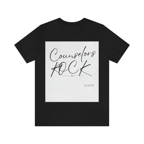 Counselors Rock Unisex Jersey Short Sleeve Tee