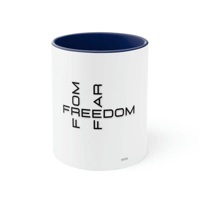 Freedom From Fear Accent Coffee Mug, 11oz