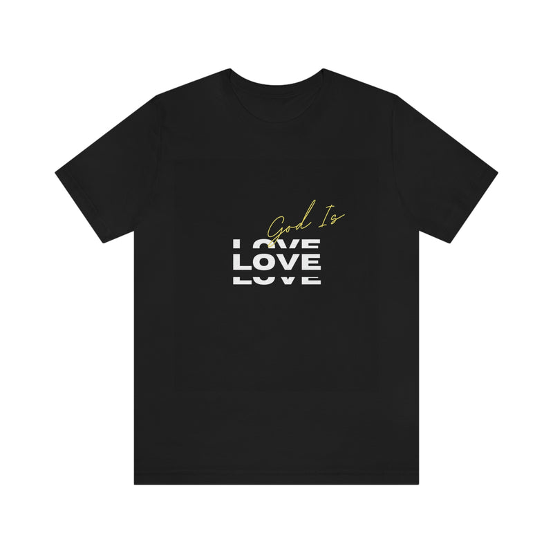 God is Love Unisex Jersey Short Sleeve Tee