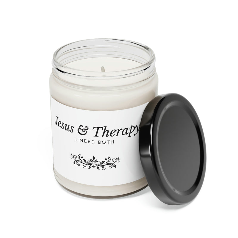 Jesus & Therapy Scented Soy Candle, 9oz