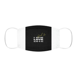 God is Love Snug-Fit Polyester Face Mask