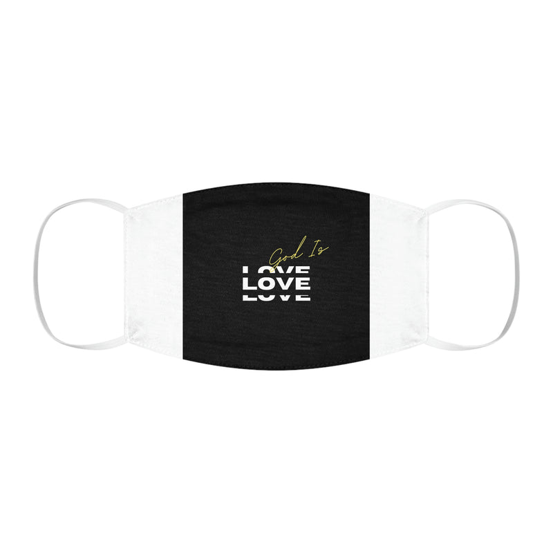 God is Love Snug-Fit Polyester Face Mask