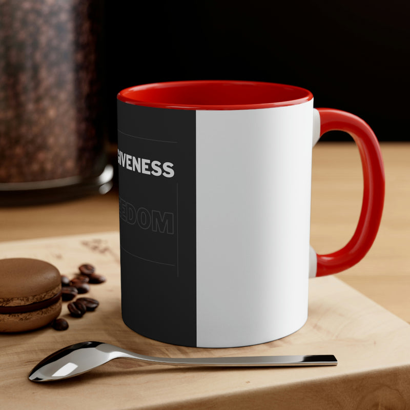 Forgiveness Freedom Accent Coffee Mug, 11oz