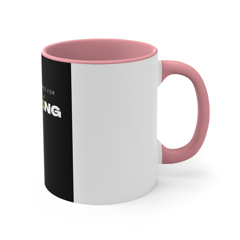 God is My Source For Everything Accent Coffee Mug, 11oz